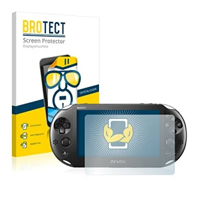 Abbildung von BROTECT (2 Stück Schutzfolie für Sony Playstation PS Vita Slim Displayschutz Folie Ultra Klar