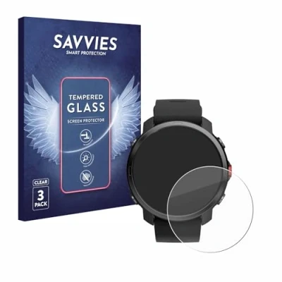 Abbildung von Savvies Panzer Schutz Glas für Polar Grit X (3 Stück) 9H Hartglas, Anti Fingerprint, Displayschutz