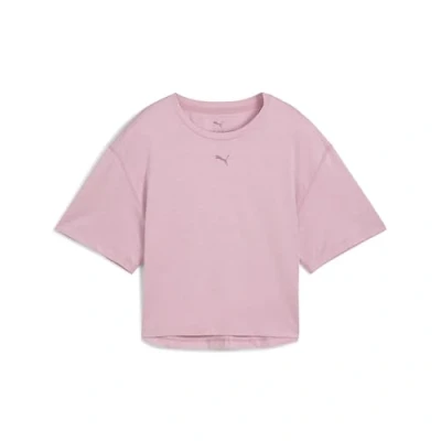 Abbildung von Puma CLOUDSPUN Relaxed T Shirt Damen Poised Pink Heather Größe: XS