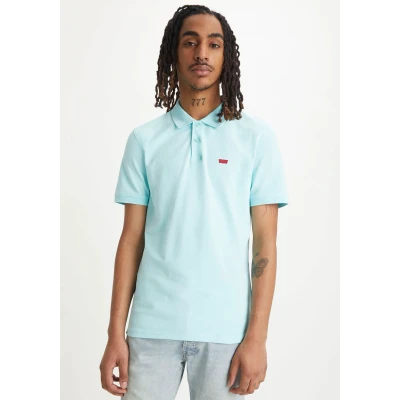 Abbildung von Levi&#039;s SLIM Housemark POLO Poloshirt, Herren, Größe: Small, Turquoise