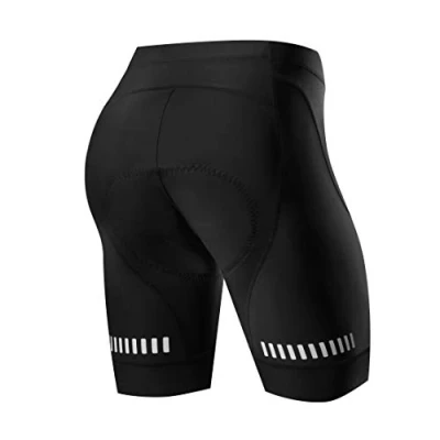 Abbildung von NOOYME Radlerhose Damen gepolstert schnelltrockende Kurz elastische mit Sitzpolster 4D Radhose breiterem und dichterem Polster