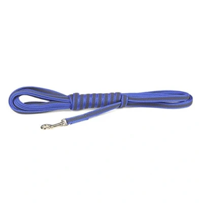 Abbildung von IDC Color &amp; Gray gumierte Leine, 14 mm x 7,5 m ohne Schlaufe, Blau Grau