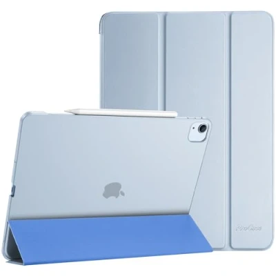 Abbildung von ProCase Hülle für iPad Air 13 Zoll M2 2024/iPad Pro 12.9 (6/5/4/3 Gen) Dreifach Schutzhülle, Dünn Leicht Smart Case Cover 13&quot; (M2) 12,9 2022/2021/2020/2018 Airblau