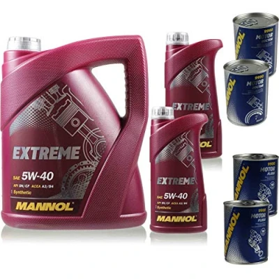 Abbildung von 7L Motoröl MANNOL Extreme 5W 40 2xMotor Doctor+Motor Flush
