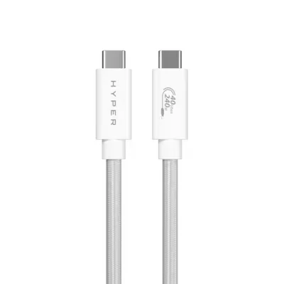 Abbildung von 0 Hyper® HyperDrive Next USB4 Typ C Performance Kabel (1.2m/4ft) Weiß