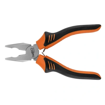 Abbildung von NEO TOOLS Mehrzweckzange 160 mm/180mm, Spreizfeder, Zweikomponentengriff, CS Stahl (160mm)
