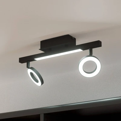 Abbildung von Eglo 900514 Spotleuchte CARDILLIO 2 Kunststoff satiniert LED 2X3,2W;1X3,3W 3000K L:38.5cm B:8.5cm H:17.5cm