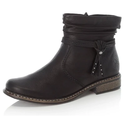 Abbildung von Rieker Ankle Boot, Damen, Größe: 42, Schwarz Schuhe