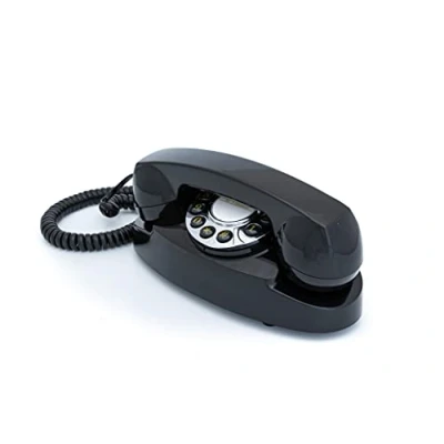 Abbildung von GPO Audrey Telefon mit Tasten, 1950er Jahre Design schwarz