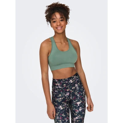 Abbildung von ONLY Play ONPDAISY2 SEAM BRA Sportbh mit mittlerer Stützkraft, Damen, Größe: Large, Duck green