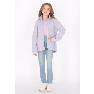 Abbildung von Schmuddelwedda Sweatjacke für Kinder, Größe: 128, Grauviolett melange