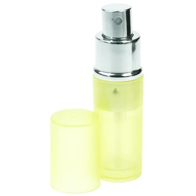 Abbildung von Taschenzerstäuber, Kunststoff grün mit Glasbehälter, 8 ml Höhe: 9 cm