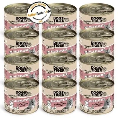 Abbildung von Adult Katzenfutter, Allerliebst, Nassfutter, Getreidefrei, Rind, Hühnerleber &amp; Kürbis, 12x 200g 12x200g