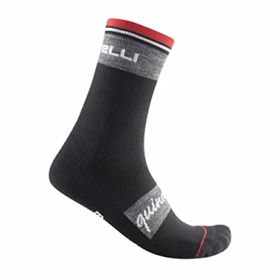 Abbildung von Castelli Quindici Soft Merino Sock Black 2XL Fahrradsocken
