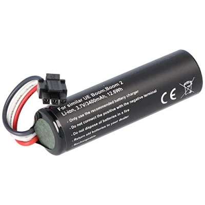 Abbildung von Akku passend für Ultimate Ears UE Boom, Boom 2, Li Ion, 3,7V, 3400mAh, 12,6Wh, Built in, ohne Werkzeug