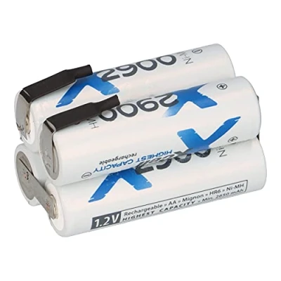 Abbildung von Akkupack 4,8V 2900mAh F2x2 Würfel Zelle AA LF Z Form, Akku, Batterie