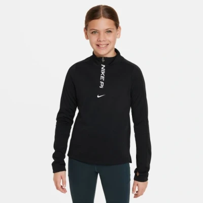 Abbildung von Nike Performance PRO Langarmshirt, Größe: 150 160, Black/white
