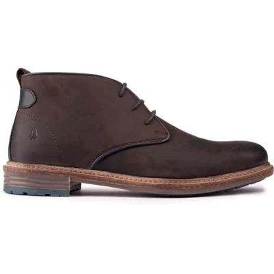 Abbildung von Hush Puppies Herren Jonas Chukka Stiefel, braun, 43 EU