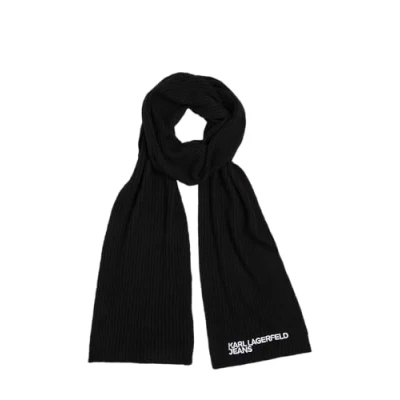 Abbildung von Karl Lagerfeld Jeans Essential LOGO Scarf Schal, Herren, Größe: One Size, Black