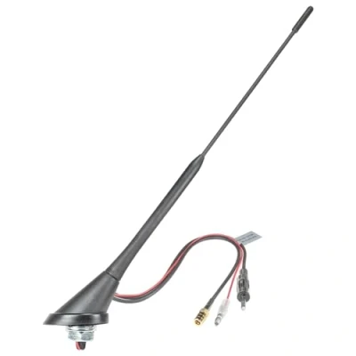 Abbildung von tomzz Audio 1000 067 DAB Antenne Auto Kombi Dach DAB+ UKW AM FM mit Verstärker SMB DIN 52 Grad