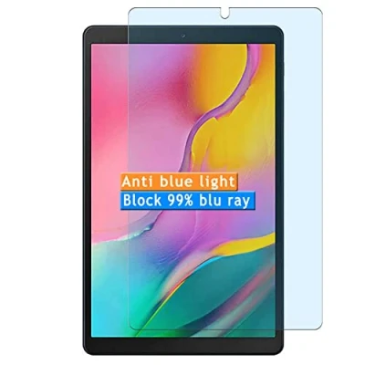 Abbildung von Vaxson 2 Stück Anti Blaulicht Schutzfolie kompatibel mit Samsung Galaxy Tab A 10.1 2019 SM T510 (Wi Fi) / T515 (LTE) Bluelight Displayschutzfolie （ nicht Panzer Schutz Glas folie ） Neue