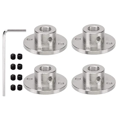 Abbildung von CENPEK 4 x 8 mm Flanschkupplung, starre Führung, Modell Kupplung, Zubehör, Schaft Achse, Armaturen für DIY RC Motoren.