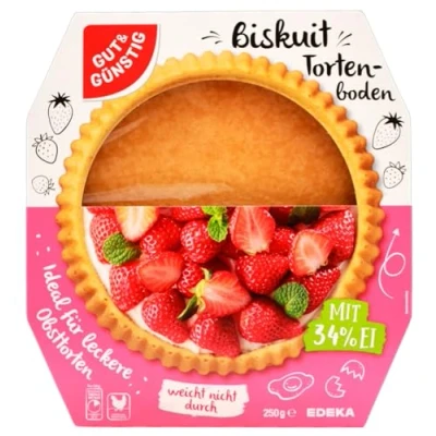 Abbildung von Gut &amp; Günstig Biskuit Tortenboden, 9er Pack (9 x 250g)