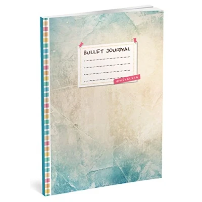 Abbildung von Bullet Journal: Punktraster Notizbuch (Ca. A5) + 100 Seiten Vintage Softcover TOP Motiv: Decent Dotted Grid Notebook, Kaligrafie Papier, Punktpapier +++ Jetzt mit Register