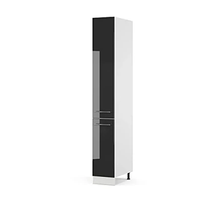Abbildung von Vicco Hochschrank Fame Line, Anthrazit Hochglanz/Weiß, 30 cm