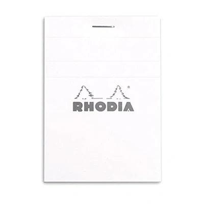 Abbildung von 10 x Rhodia Notizblock White Nr. 11 A7 liniert 80 Blatt weiß