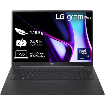 Abbildung von LG Gram 16&quot; Ultralight Laptop, IPS Display, 16 GB RAM, Windows 11 Home, Business Notebook (40,6 cm/16 Zoll, Intel Core Ultra 7 155H, ARC, 1000 SSD, 16Z90SP G.AA78G, 2024)