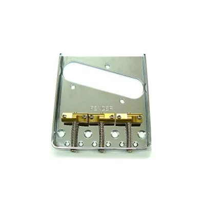 Abbildung von Fender® Vintage Tele Bridge chrom, für Telecaster, kompensierte Messing Sättel