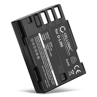 Abbildung von CELLONIC D LI90 Akku kompatibel mit Pentax K1 K3 K5 K7 645Z 645D IIs 7.2V 7.4V 1250mAh