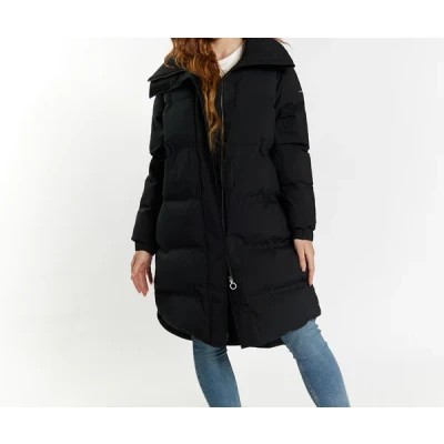 Abbildung von DREIMASTER Maritim Damen Wintermantel mit Wattierung L / Militäroliv 100% Polyester