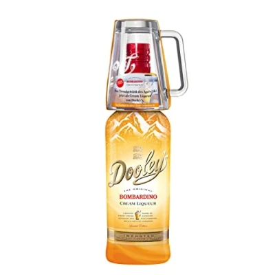 Abbildung von Dooley&#039;s Bombardino Cream Liqueur 700 ml 15% Vol. Winter Edition Feinste Sahne Mit Eierlikör &amp; Premium Rum Glas