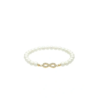 Abbildung von Elli Infinity Armband goldcoloured, Damen, Größe: 18, Gold coloured