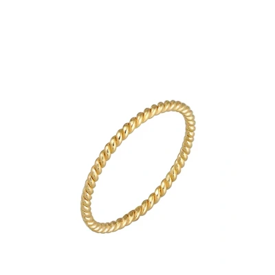 Abbildung von Elli Minimal LOOK Ring goldcoloured, Damen, Größe: 54, Gold coloured