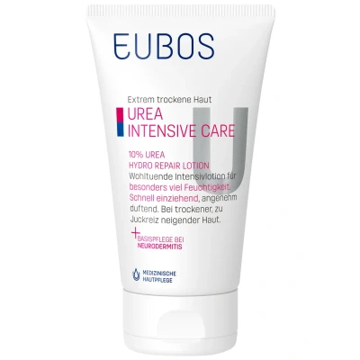 Abbildung von Eubos UREA Intensive CARE 10% Hydro Repair Lotion Badezusatz, Größe: 150 ml, Weiß