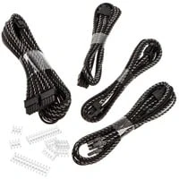 Abbildung von Verlängerungskabel Set X Muster Black/Silver, 4 teilig
