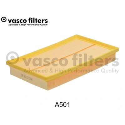 Abbildung von DAVID VASCO A501 Luftfilter 41 184 286 rechteckig Filtereinsatz OPEL: Calibra A, Vectra A Limousine, CC, SAAB: 900 II Cabrio, Coupe