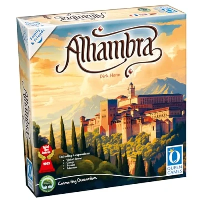 Abbildung von Queen Games 10802 Alhambra Family and Frends INT Compact Edition