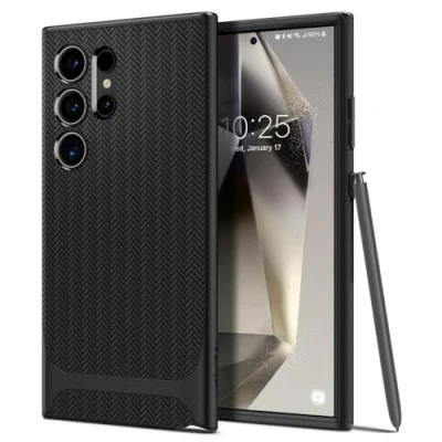 Abbildung von Spigen Neo Hybrid Hülle Kompatibel mit Samsung Galaxy S24 Ultra Schwarz