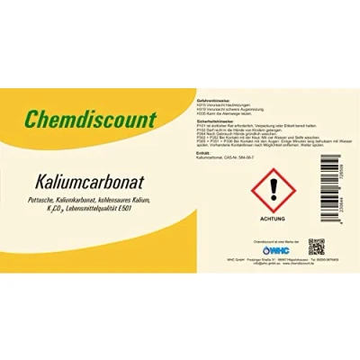Abbildung von 25kg Kaliumcarbonat Pottasche Lebensmittelqualität E501 als Sackware