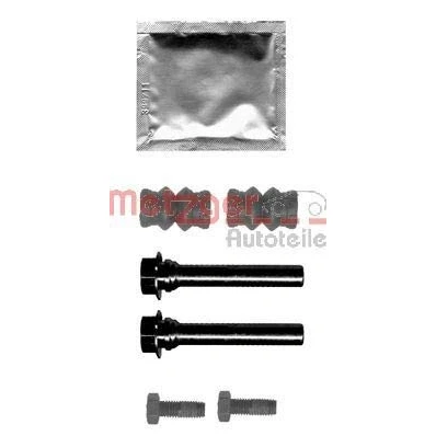 Abbildung von METZGER 113 1339X Führungshülsensatz, Bremssattel mit zusätzlichem Führungsbolzen AUDI: A4 B7 Avant, B8 A6 C7 Avant