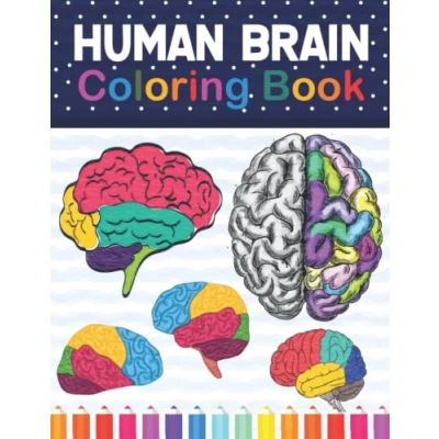 Abbildung von Human Brain Coloring Book: Body Anatomy Book for Medical, High School Students. kids. ... Art &amp; Workbook Kids Adults