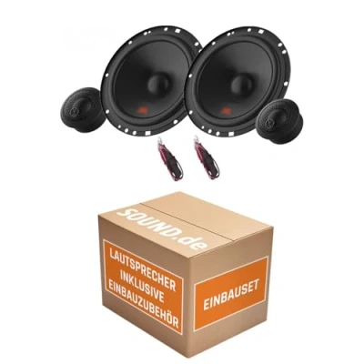 Abbildung von Lautsprecher Boxen JBL Stage2 64CFS 16,5cm System Auto Einbausatz Einbauset für VW Caddy 9KV Front
