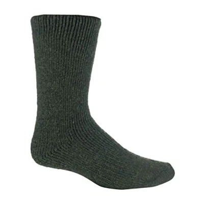 Abbildung von HEAT HOLDERS Herren 2.7 Tog Thermo Winter Warm Wollsocken (39/45, Green (S.Wool))