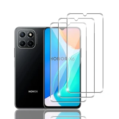 Abbildung von Kziwii 3 Stück Schutzfolie für HONOR X6 5G Panzer Schutz Glas, Panzerfolie, Schutzglas, HD Displayschutzfolie, 9H Härte, Anti Kratz, Bläschen
