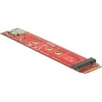 Abbildung von Adapter M.2 Key B Stecker &gt; Slot Portschoner + Nano SIM