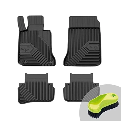 Abbildung von FROGUM No.77 Gummimatten Ganzjahresset von Auto Fußmatten Autofussmatten für Mercedes Benz C Klasse W204 2004 2014 Langlebiges TPE Material